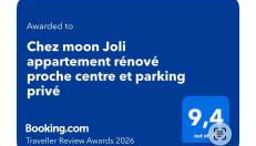 Chez moon Joli appartement rénové proche centre et parking privé - Foto 2
