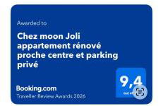 Chez moon Joli appartement rénové proche centre et parking privé - Foto 2