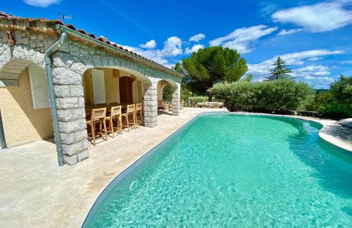 Maison pour 12p, piscine à débordement chauffée d'avril à octobre inclus - Foto 50