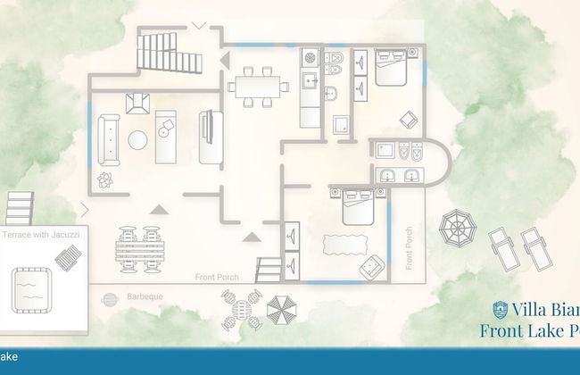 Villa Bianca - Front Lake Pool - Foto 25