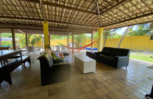 Casa à Beira Mar, piscina e 4 suítes na praia de Ipioca-Maceió-AL - Vila Ipioca - Foto 46