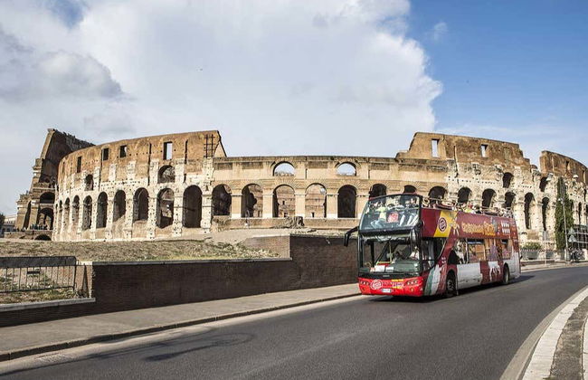 Rome: Train, Colosseum + Sightseeing Bus Ticket - Foto 1