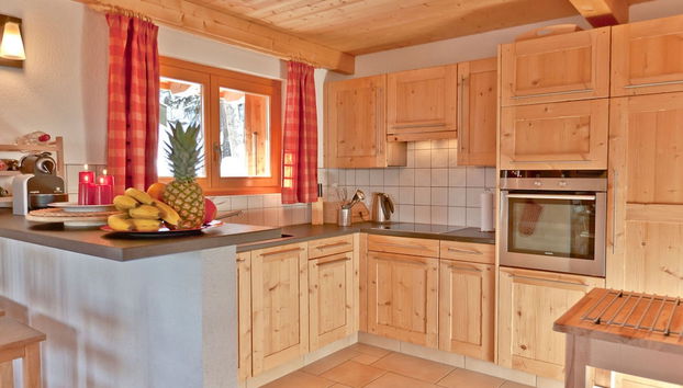 Unique Holiday Home in Vex With Sauna - Foto 5, Cocina privada