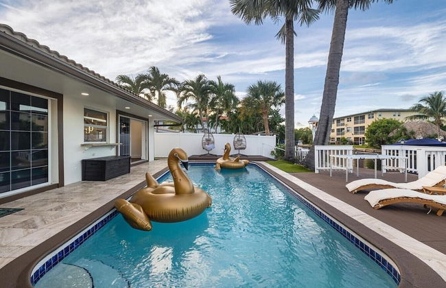 Fort Lauderdale 4Bd Villa Waterfront Dock Pool - Foto 7