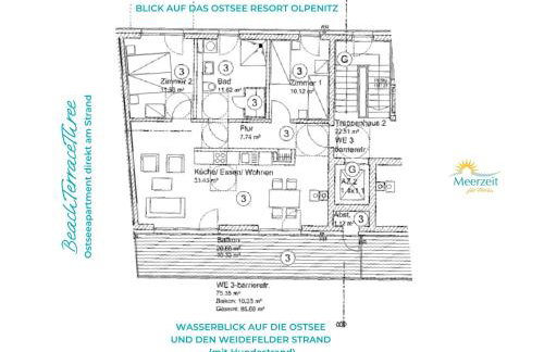 BeachTerraceThree- EG, barrierearm, Meerblick, Terrasse, Kamin, Sauna - Foto 27