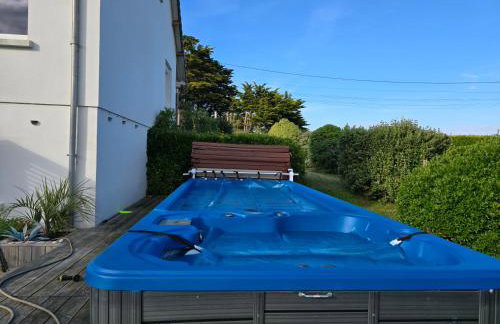 Grande maison normande, vue mer à 75 metres de la plage, équipé spa de nage - Foto 16