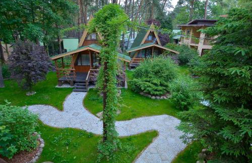 Ośrodek Wypoczynkowy Puszczyk Wolnostojące Domki Sosnowe z zadaszonym tarasem - Foto 10