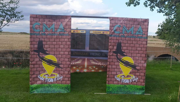 Entrée de la piste d'atterrissage d'Avu