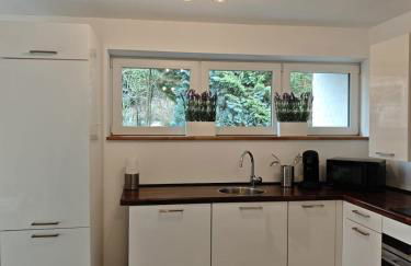 Ferienhaus Wintergarten für 8 Gäste und 2 Hunde in der Eifel mit toller Aussicht, Kamin und Garten - Foto 15