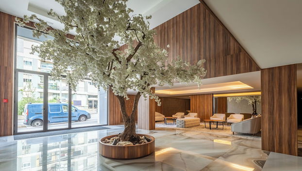 Zona de estar del vestíbulo