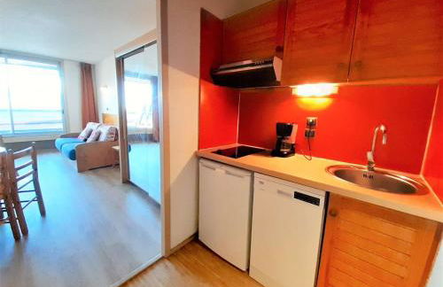 Studio cabine 6 pers avec balcon et vue sur pistes - FR-1-457-202 - Foto 6