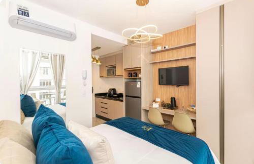 Essenza Manhattan Blue-Petroleum Luxury Studio /Centro Curitiba - Foto 24