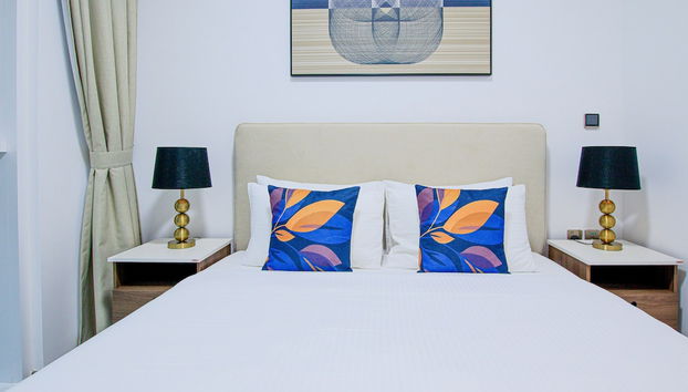 Sophisticated 2BR Apt in Business Bay’s Prime Location - Foto 3, Habitación