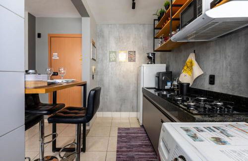 Flats Praia Uberlandia - Apt próximo ao Praia Clube - Area de lazer com Portaria 24 horas, piscina, academia, brinquedoteca, churrasqueira e áreas verdes para caminhadas - Foto 62