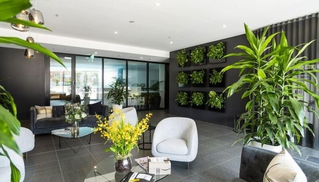 Zona de estar del vestíbulo