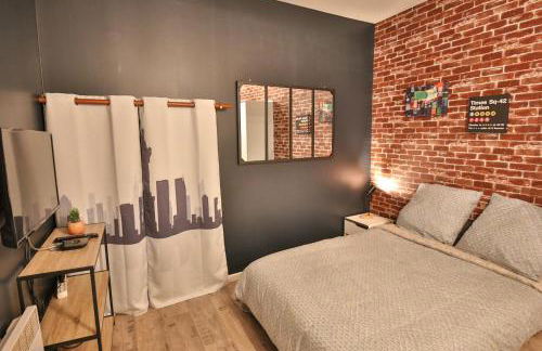 Big Apple - Studio paisible - parking gratuit - 2 personnes - Village Vaux 3 minutes Auxerre - Foto 6