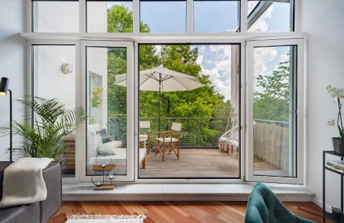 Blueberry Living - Design Loft nahe München - Dachterrasse - S-Bahn - Foto 12