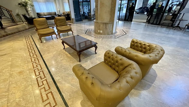 Lobby sitting area