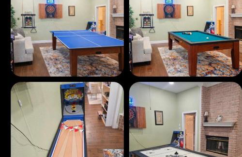 DFW Family Fun Retreat Game Room Pool Table Air Hockey Arcade Work Space Grill BBQ Firepit - Foto 12