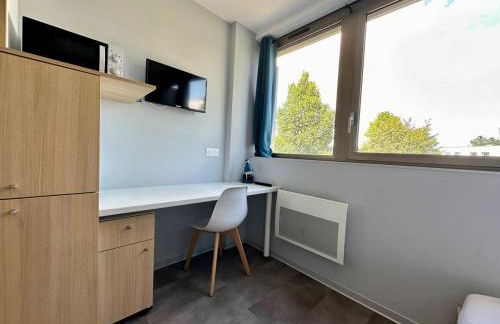 Studio 65 Rénové et Équipé - Nancy Brabois proche CHRU,CESI,FAC - Foto 11