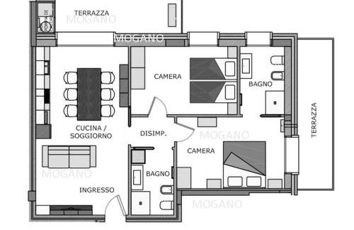 Appartamento Mogano - Foto 11