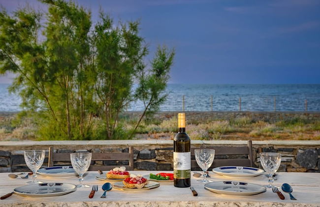 Platanias Beachfront Villa Elsa-90m To Main Square - Foto 41