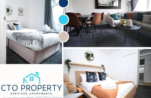 Peaceful 3 Bed Flat with Parking and Balcony by CTO Serviced Apartments - Foto 1