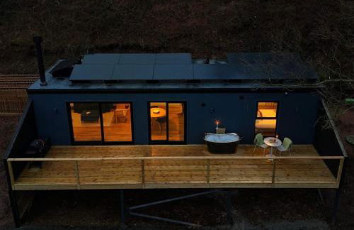 Heron - Luxurious Off-Grid Eco Cabin with River views - Foto 20