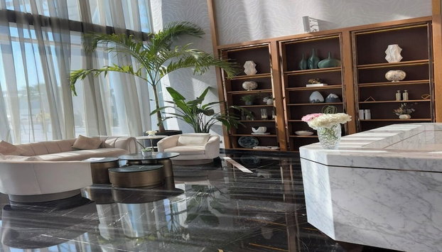 Aykon City Stylish 2 BHK Beach Bay View - Foto 5, Zona de estar del vestíbulo