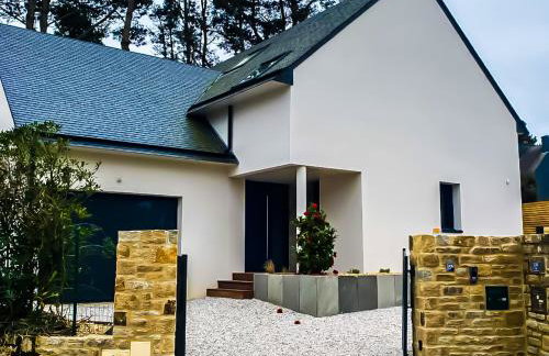 Villa du Golf Baden 4 chambres 8 personnes Golfe du Morbihan Terrasse & BBQ - Foto 4
