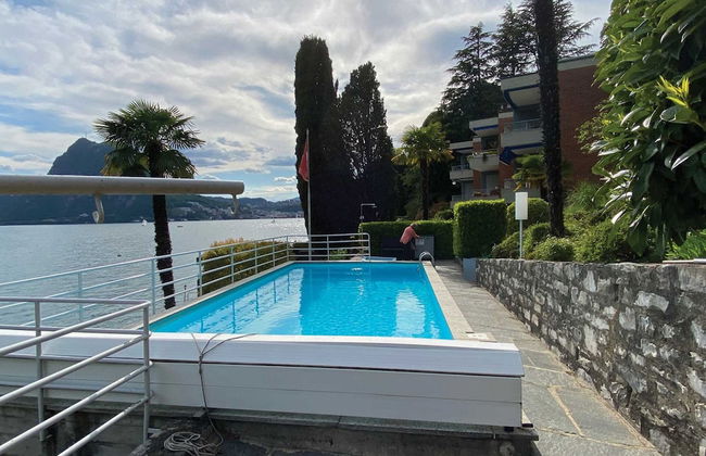 Lugano Blue Marine On Lake Shore - Foto 12