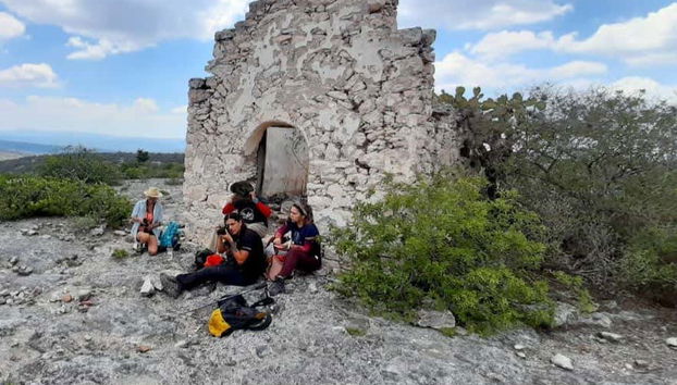 Una sosta durante il percorso