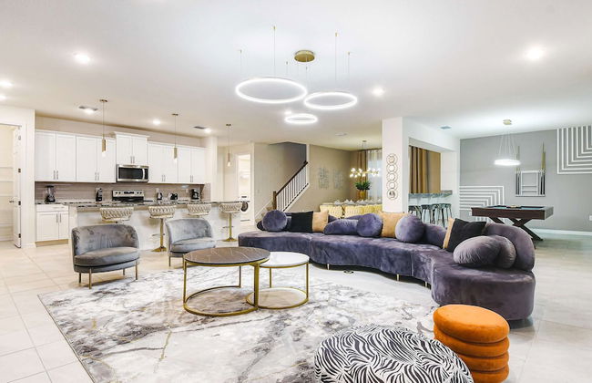 Villa Pool Spa Near Disney 9br 1571 - Foto 16