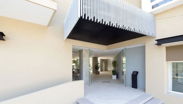 Entrada al alojamiento