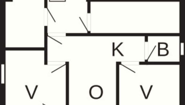 4 Person Holiday Home in Lemvig-by Traum - Foto 2, Grundriss