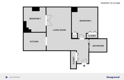 Blueground Battery Park City rooftop nr Hudson River NYC-586 - Foto 16