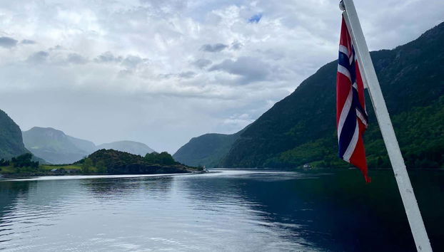 Disfrutando del paseo en barco