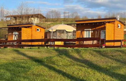 Siedlisko nr 4E i 4F nad jeziorem Skarlińskim, jezioro, mazury, domki letniskowe, bania - Foto 16