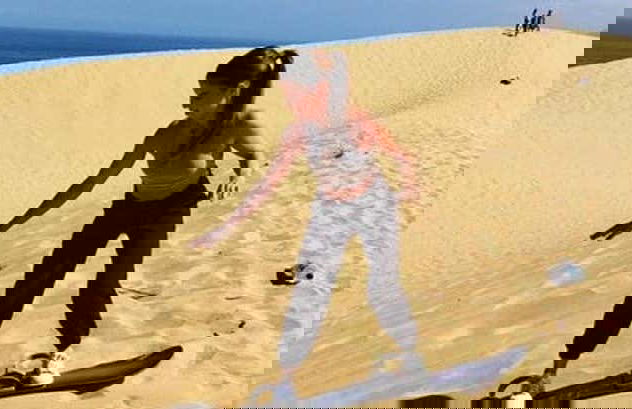 Sandboarding en el desierto de Taboga - Foto 1