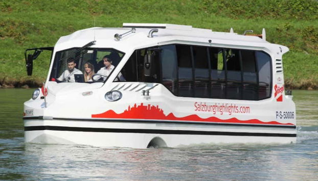 Ônibus aquático por Salzburgo