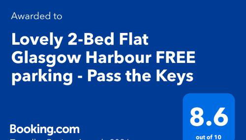 Lovely 2-Bed Flat Glasgow Harbour FREE parking - Pass the Keys - Foto 5