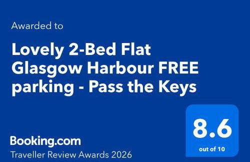 Lovely 2-Bed Flat Glasgow Harbour FREE parking - Pass the Keys - Foto 5