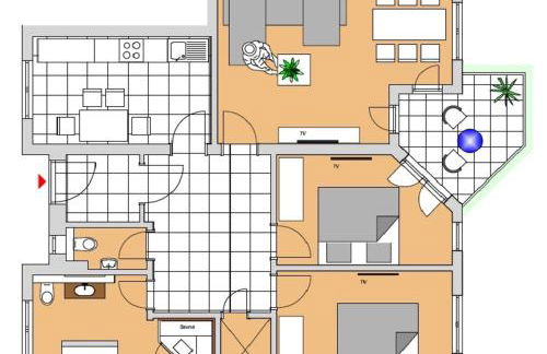 Moderne Wohnung mit Sauna nahe Burg im Spreewald - Foto 25