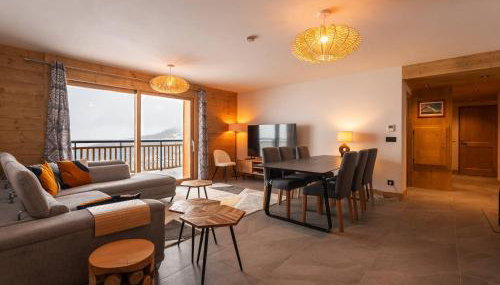 Grand appart haut de gamme 8p, skis aux pieds, vue Mont Blanc, balcon, parking, linge inclus - Foto 5