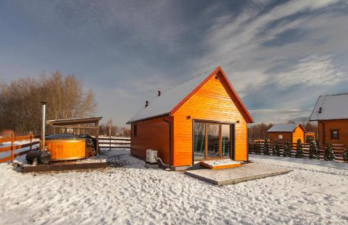 Drewniane domki z prywatnym jacuzzi i widokiem na Góry - Klimatyczny Kompleks w Górach Izerskich #Widogruszka - Photo 25