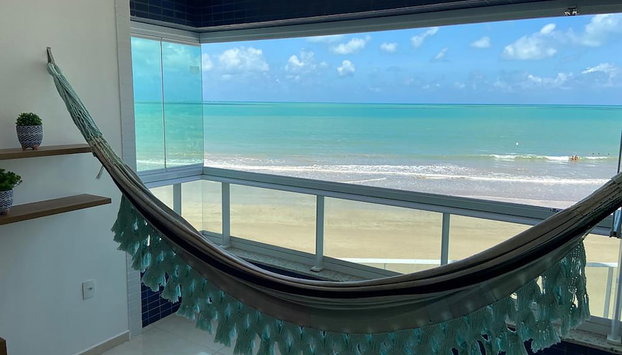 Bela Hospedagem - Imperial Bessa #123 , pé na areia com 02 Suítes e 02 vagas de garagem fixas - Foto 2, Imagem principal