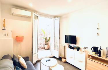 Studio Cocooning avec terrasse au calme Quartier Les Musiciens Mer à 7 minutes à pieds - Foto 8