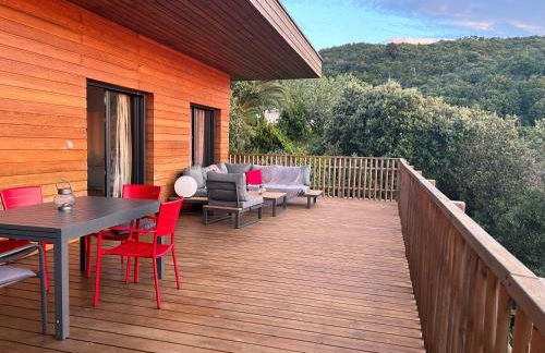 Villa l'Alpana en bois vue mer a 180 degres - Foto 60