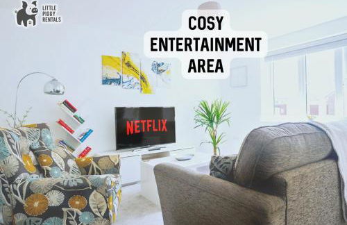 Central 2 Bedroom Flat with 2 Parking Spaces, Quiet and Modern Stay - Foto 5