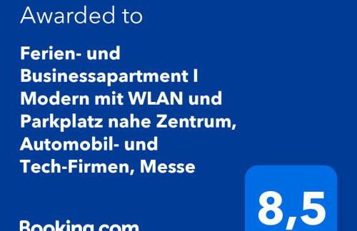 Ferien- und Businessapartment I Modern mit WLAN und Parkplatz nahe Zentrum, Automobil- und Tech-Firmen, Messe - Foto 13